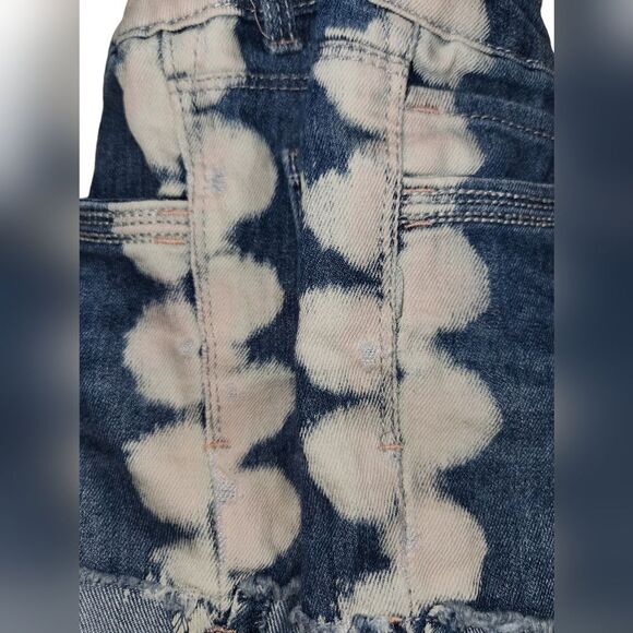 Levi's Denim Girls Shorty Shorts Adjustable Waist Size 10‎ Regular - Picture 7 of 8